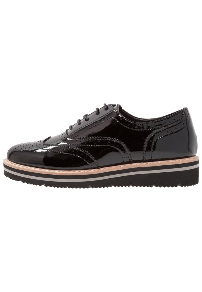 Chaussure Basse Anna Field Dentelle up Noir Femme | NCF-7506686